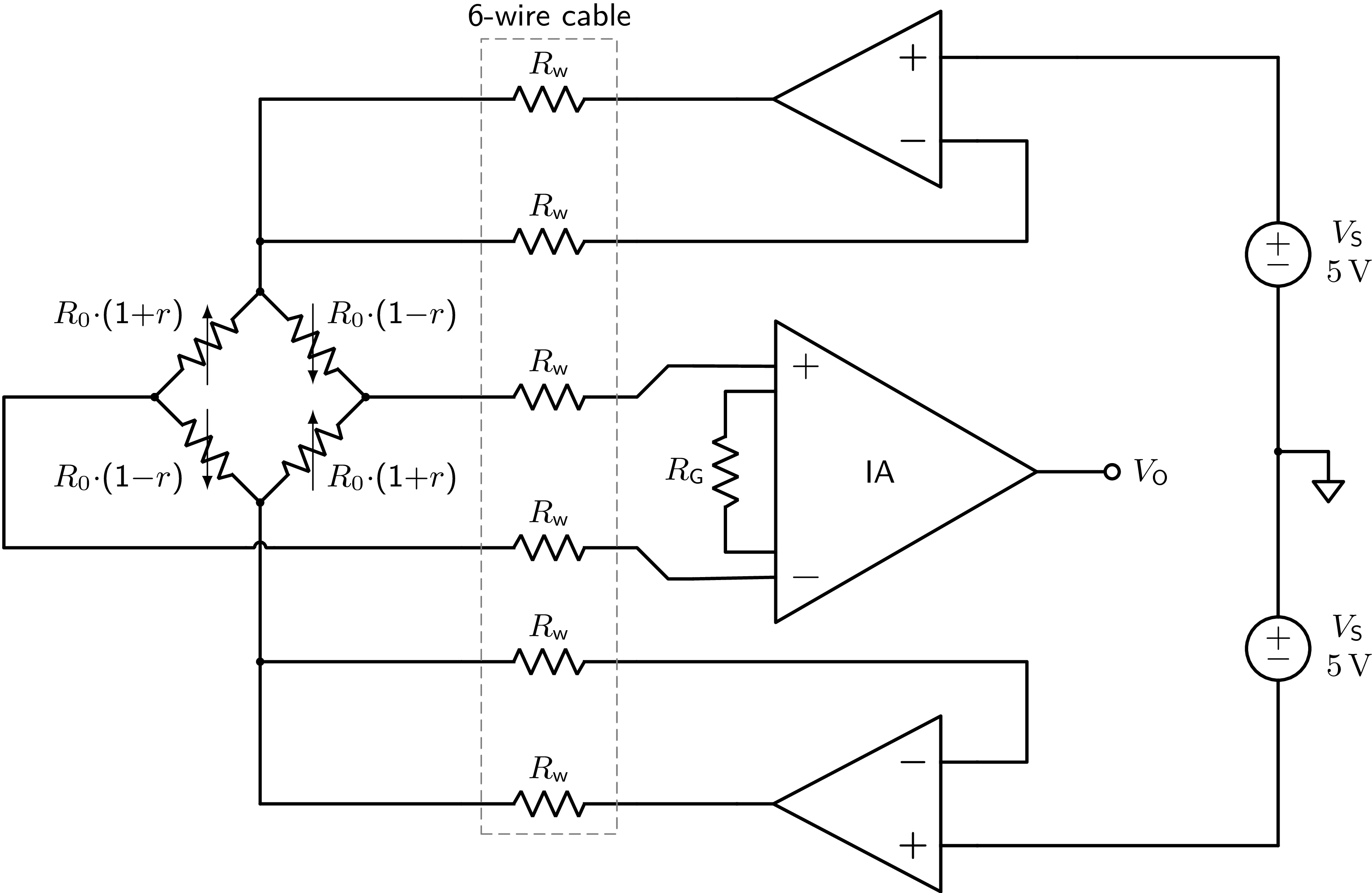 Remote measurement circuit