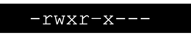 - rwxr-x---