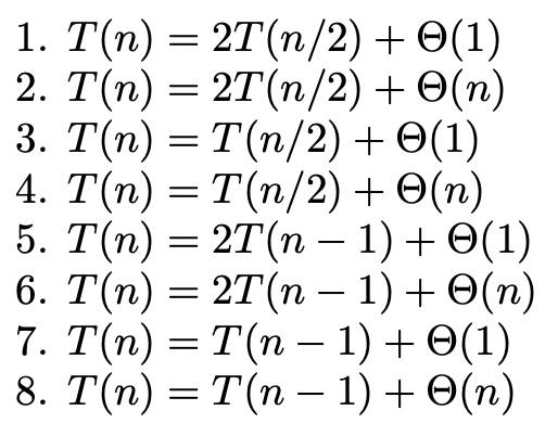 Recurrence Relations