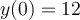 y(0) = 12