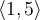 \langle 1,5\rangle
