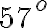 57^{o}