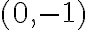 (0,-1)