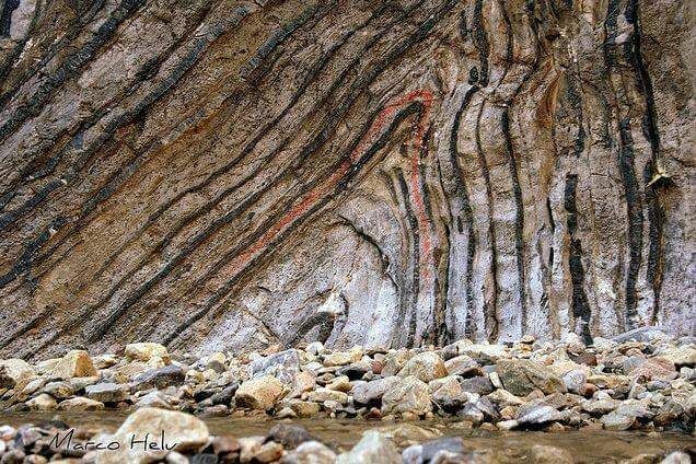 folded layers