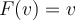 F(v)= v