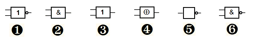 loogikaelementide tingmärgid