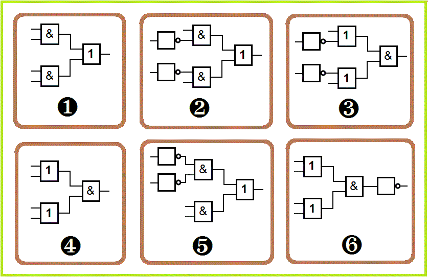 6 loogikaskeemi