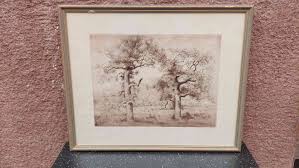 Ritkáson, jelzett rézkarc - Vatera.hu