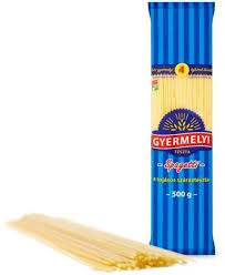 Vásárlás: Gyermelyi 4 Tojásos Spagetti tészta 500 g Tészta, levesbetét árak  összehasonlítása, 4TojásosSpagettitészta500g boltok
