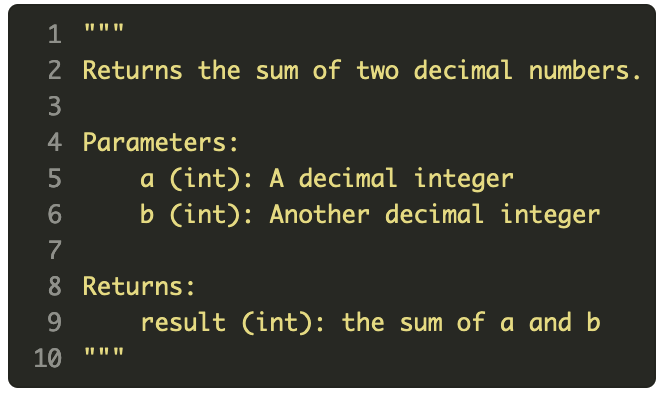 Code Python