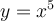  y = x ^{5} 