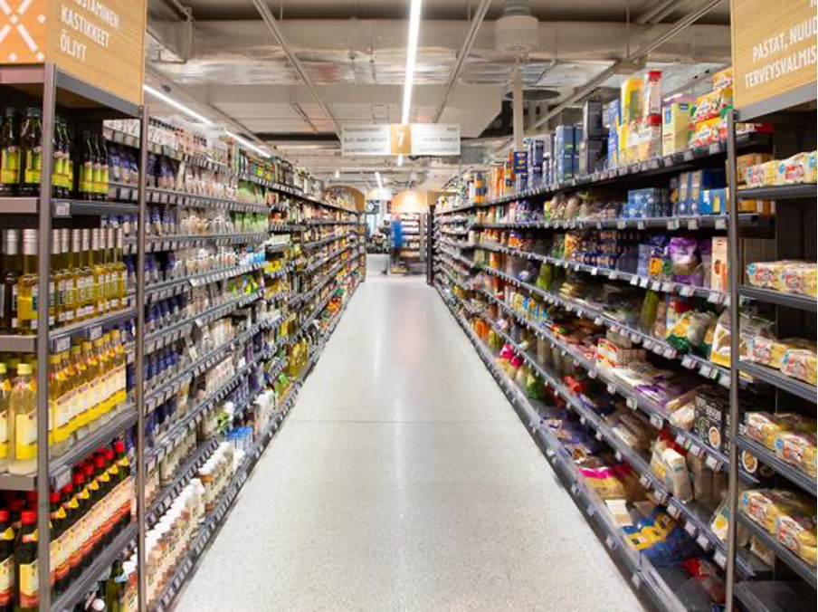 Photograph of K-supermarket's isle