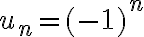 u_n=(-1)^n