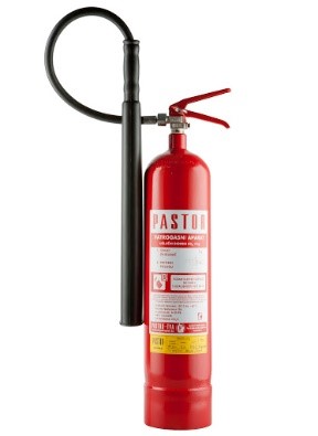 Gasilnik z ogljikovim dioksidom.