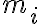  m_i 