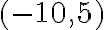  (-10,5) 