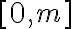  [0,m] 