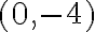  (0,-4) 