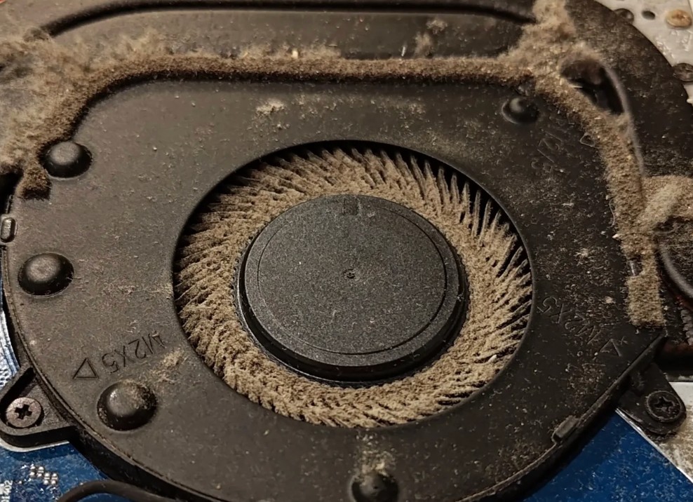 Dusty Laptop Fan