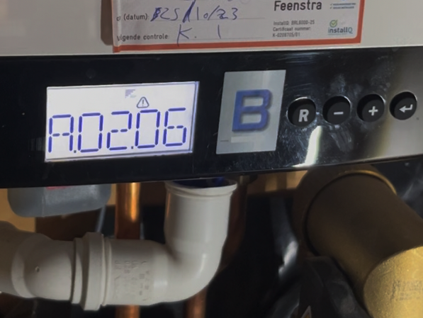 Remeha Code A0206