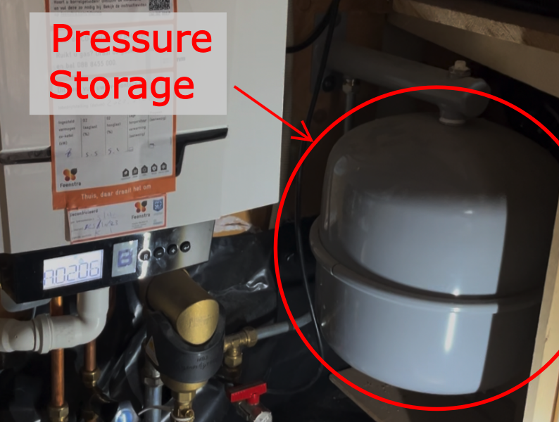 Boiler Pressure Storage