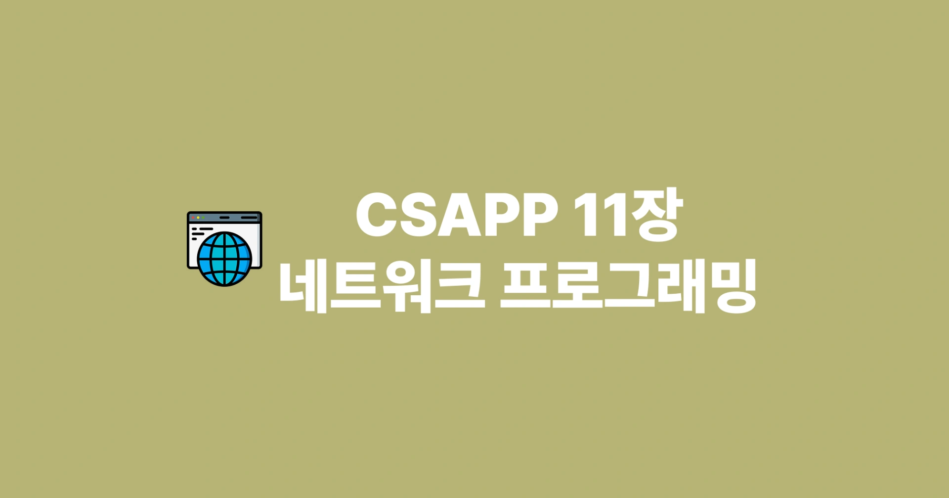[네트워크] CSAPP 11장 네트워크 프로그래밍
