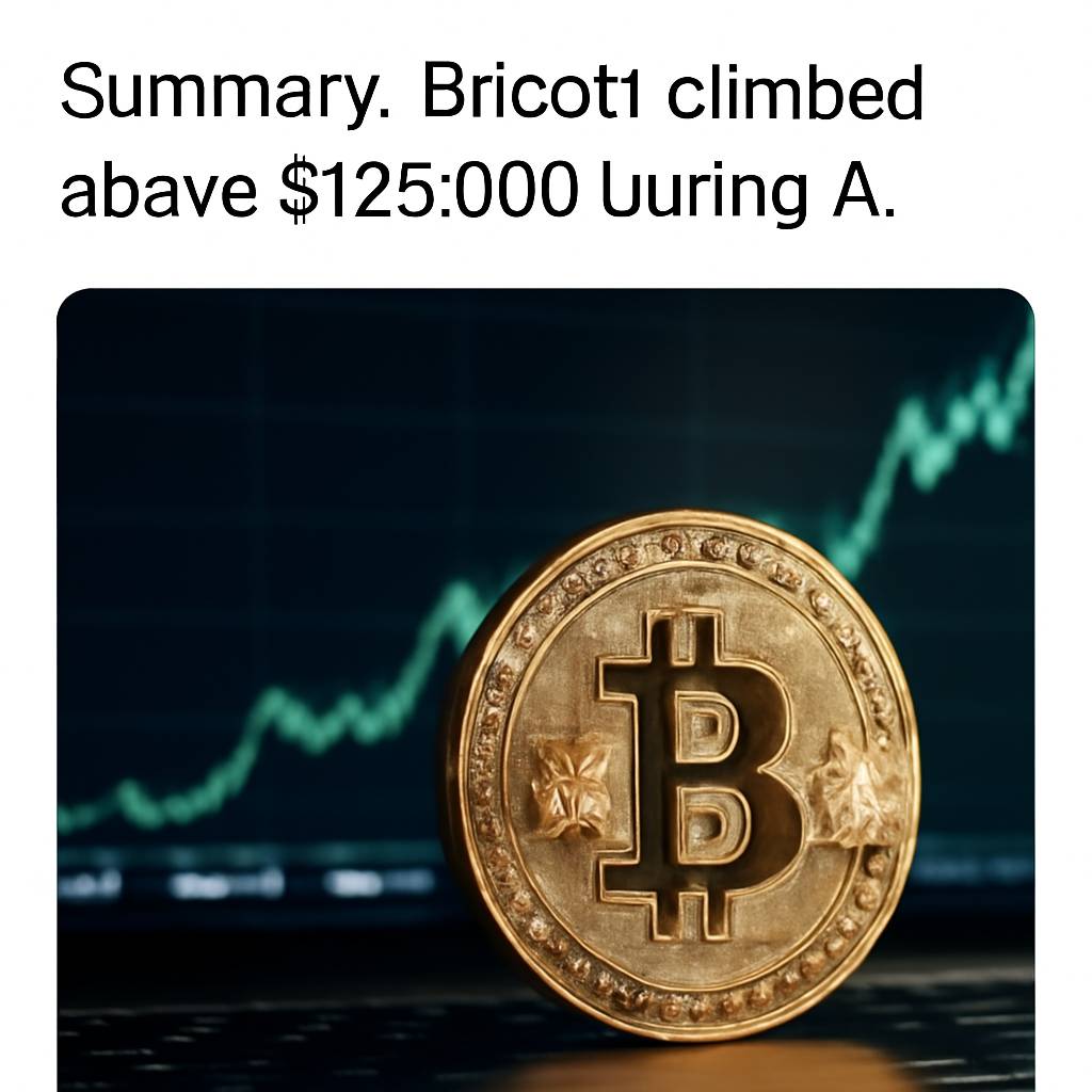 Bitcoin ทำสถิติใหม่ 125k วันนี้
