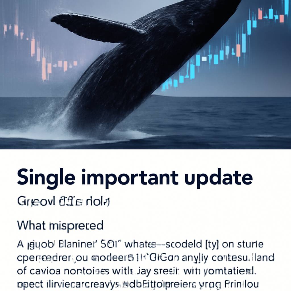 OG Whale กลับมา เปิดชอร์ต 900M