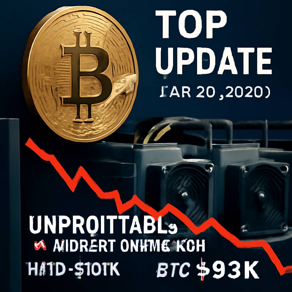BTC ต้นทุนขุดเฉลี่ย 101k ทำกำไรติดลบ