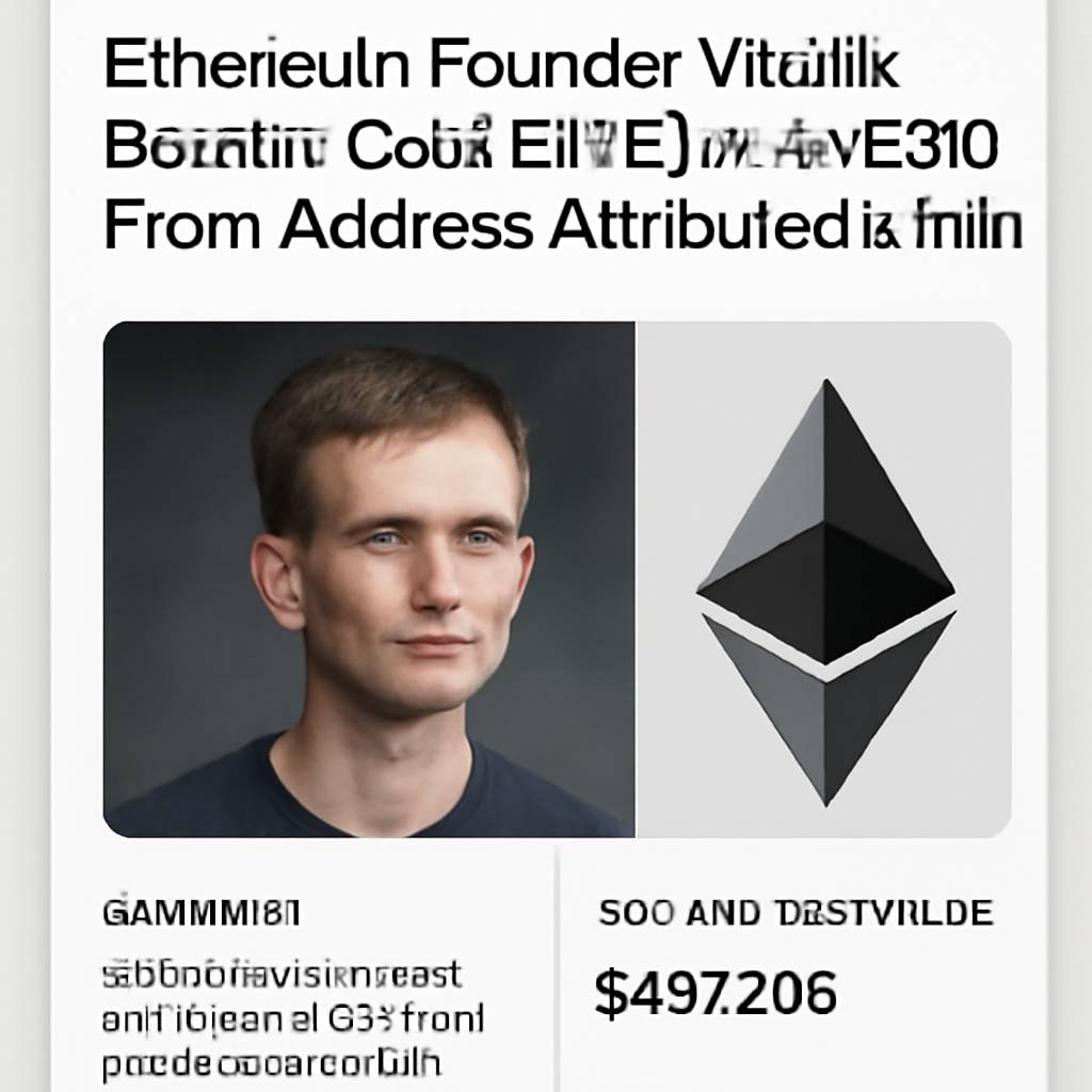 Vitalik ขาย 211 ETH กระทบแค่เล็กน้อย