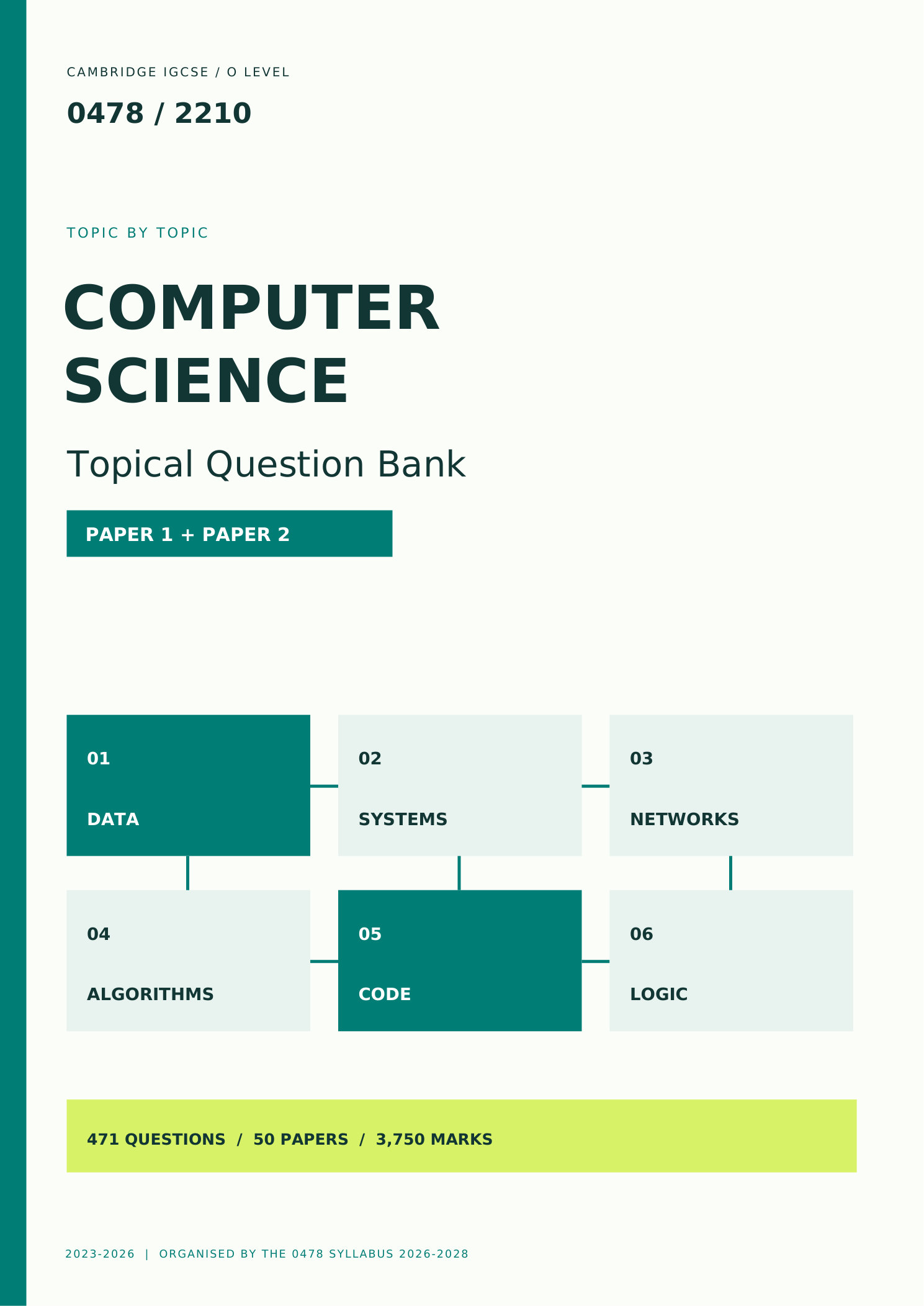 Cover of Topical Question Bank