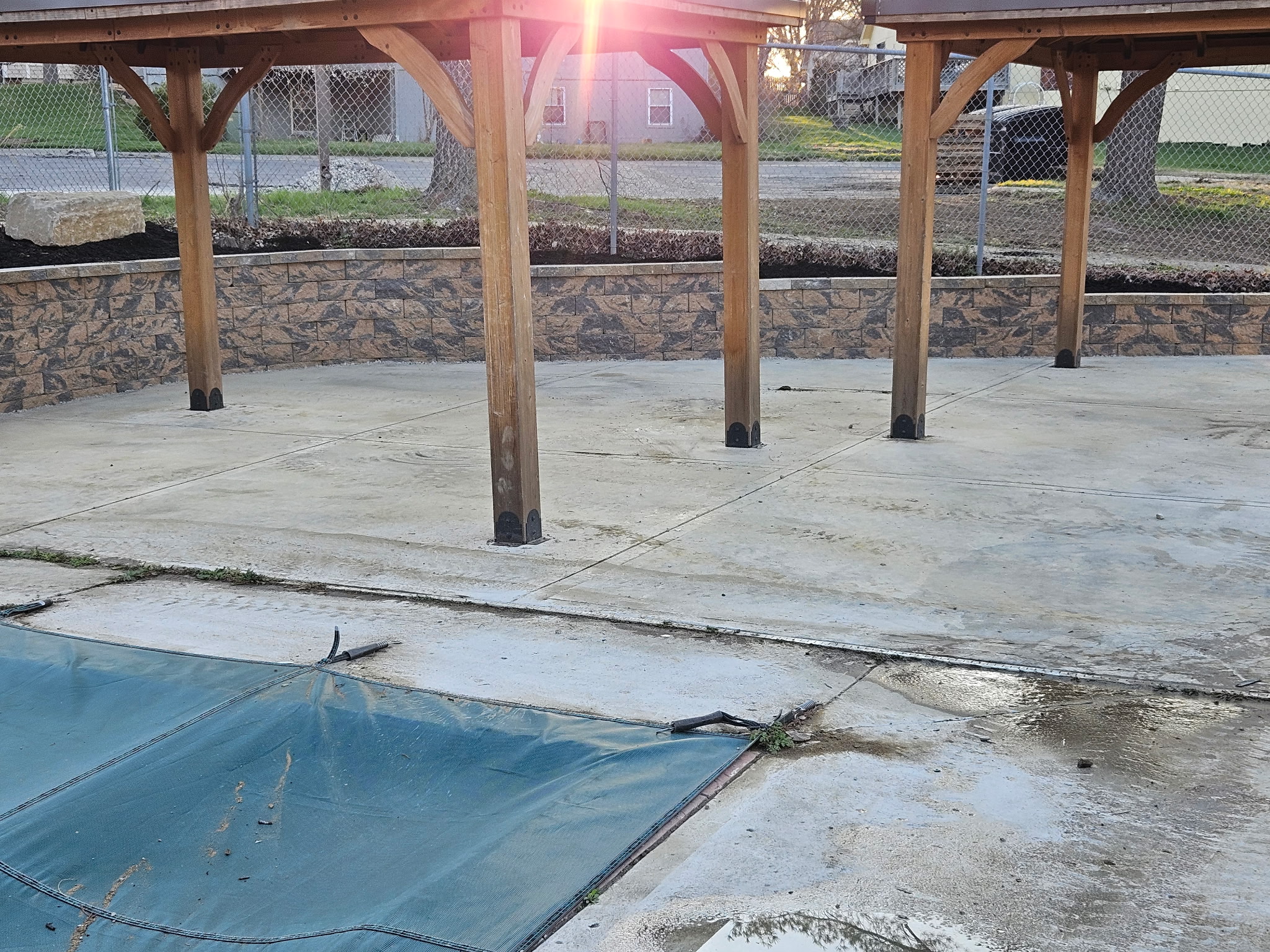 Belgard Retaining Wall Installation in Kansas City