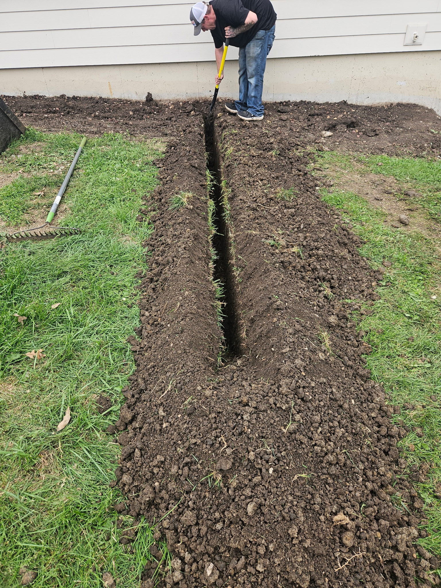 Front Yard Raised Garden Bed & Drainage in Raymore, MO — photo 2