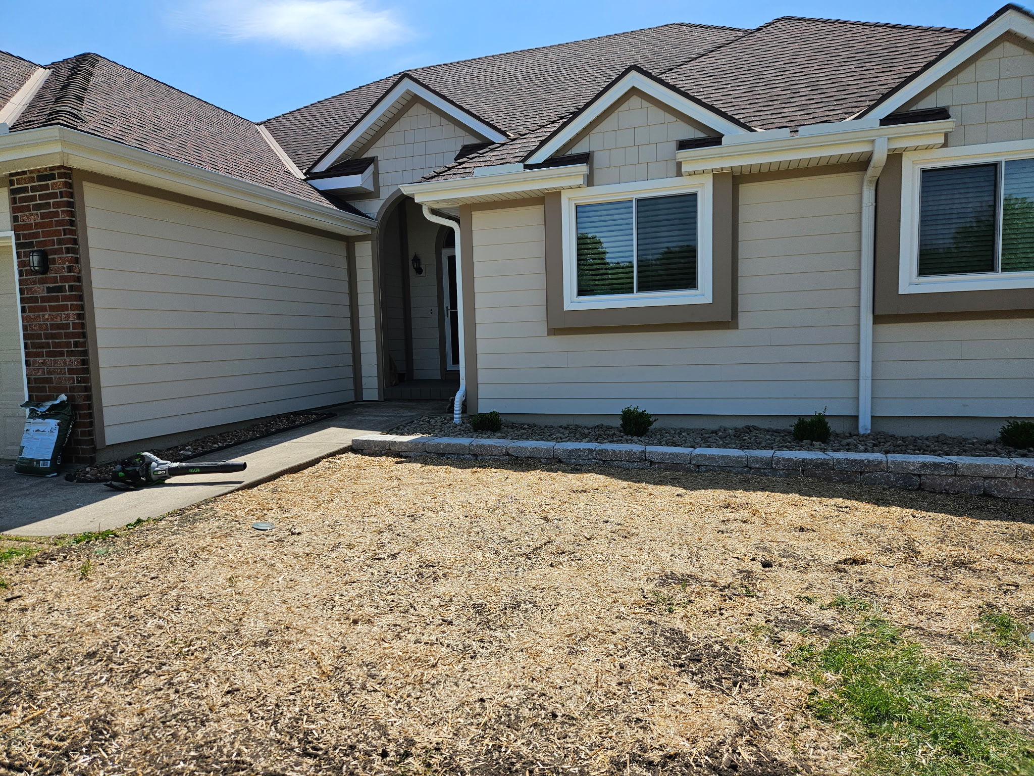 Front Yard Raised Garden Bed & Drainage in Raymore, MO — photo 10