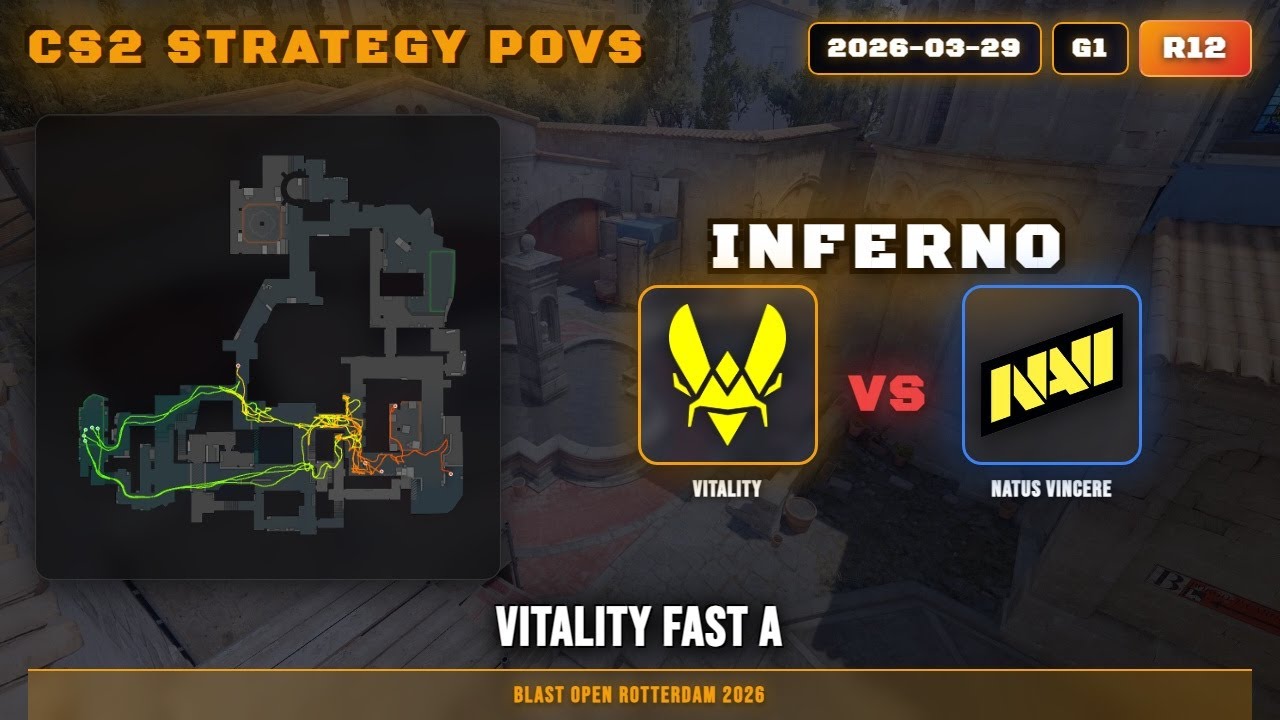 Vitality Fast A vs Natus Vincere - Inferno - BLAST Open Rotterdam 2026