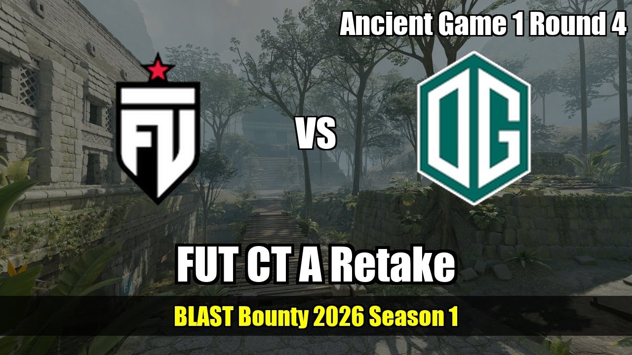 FUT CT A Retake, spam smoke vs OG - Ancient - BLAST Bounty 2026 Season 1