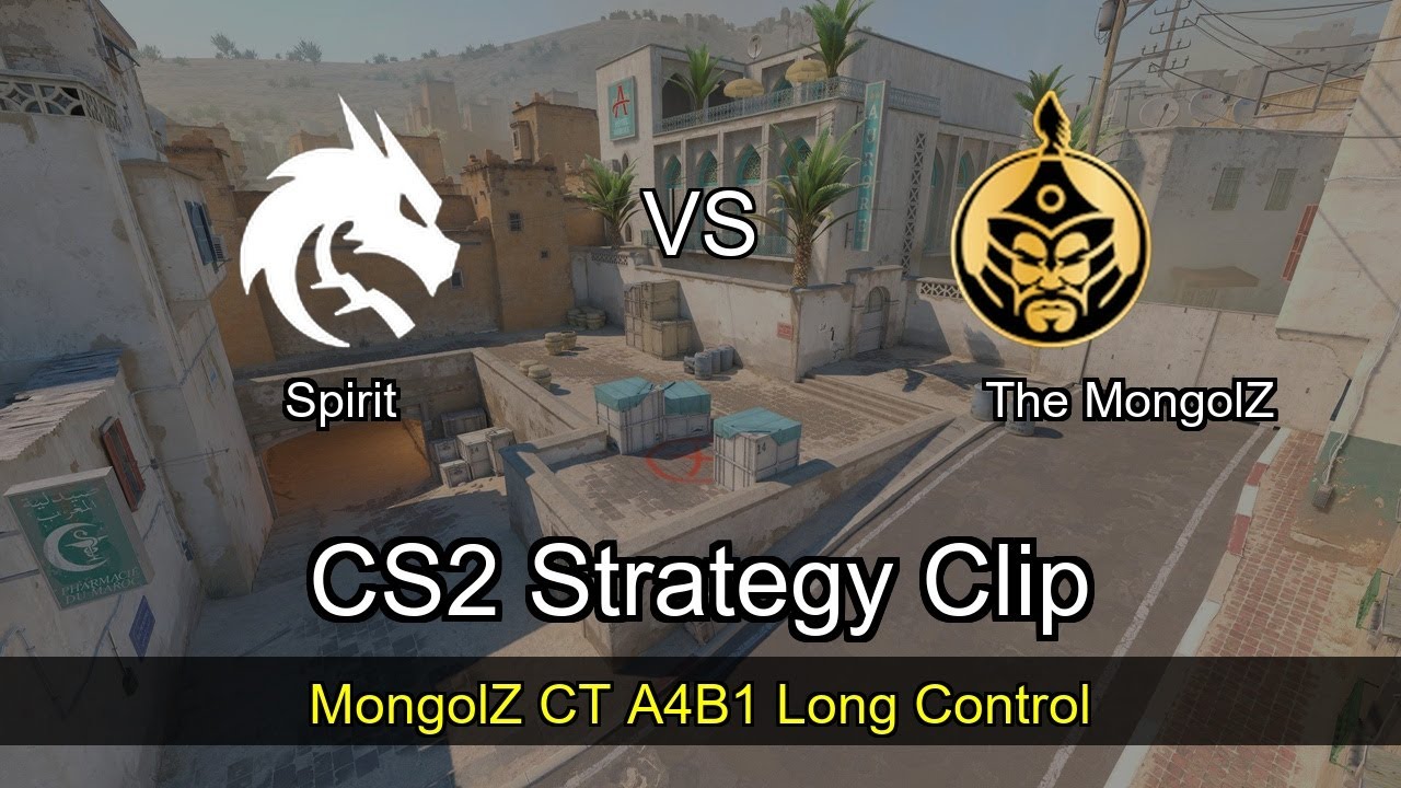 MongolZ CT A4B1 Long Control vs Spirit - Dust2 - IEM Chengdu 2025