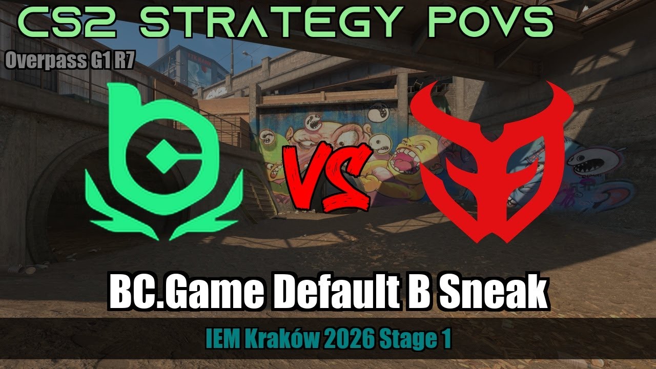 BC BC.Game Default B Sneak vs BC.Game - Overpass - IEM Kraków 2026 Stage 1