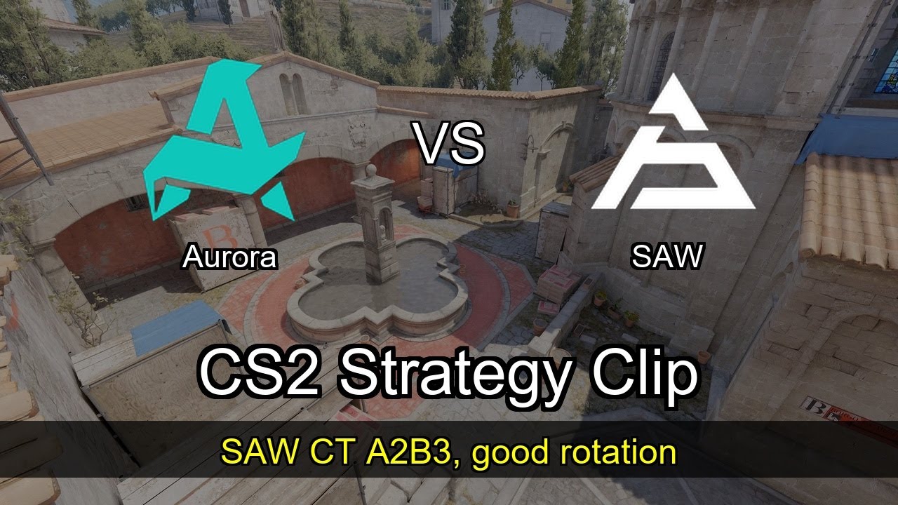 SAW CT A2B3, good rotation vs Aurora - Inferno - PGL Masters Bucharest 2025
