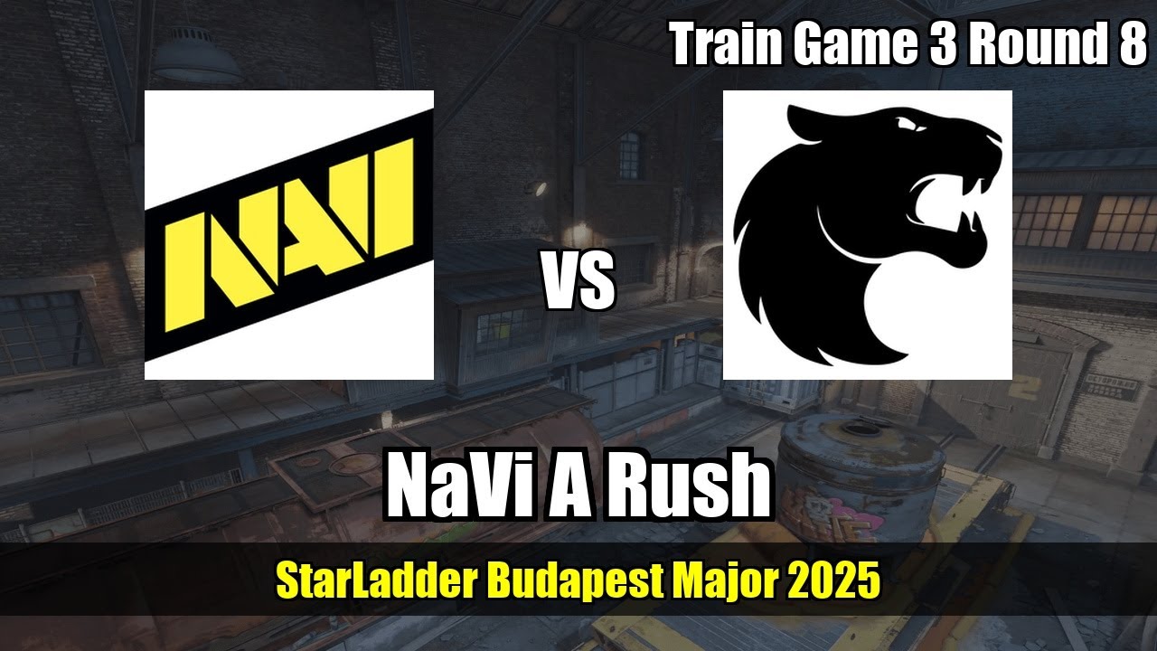 NaVi A Rush vs FURIA - Train - StarLadder Budapest Major 2025