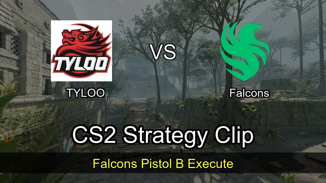 Falcons Pistol B Execute vs TYLOO - Ancient - IEM Chengdu 2025