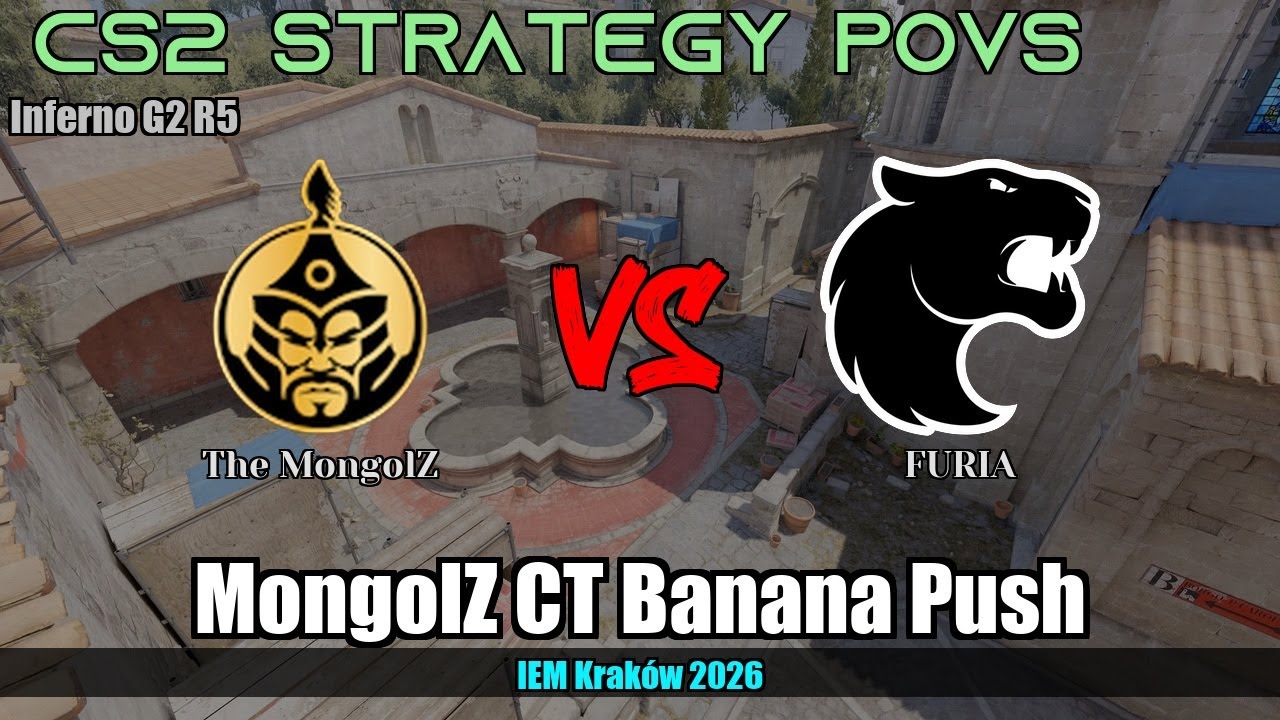 MongolZ CT Banana Push vs The MongolZ - Inferno - IEM Kraków 2026
