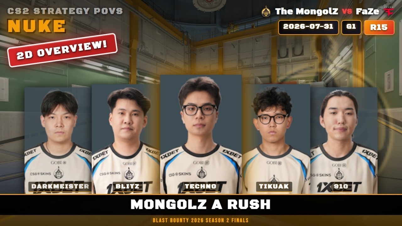 MongolZ A Rush vs FaZe - Nuke - BLAST Bounty 2026 Season 2 Finals