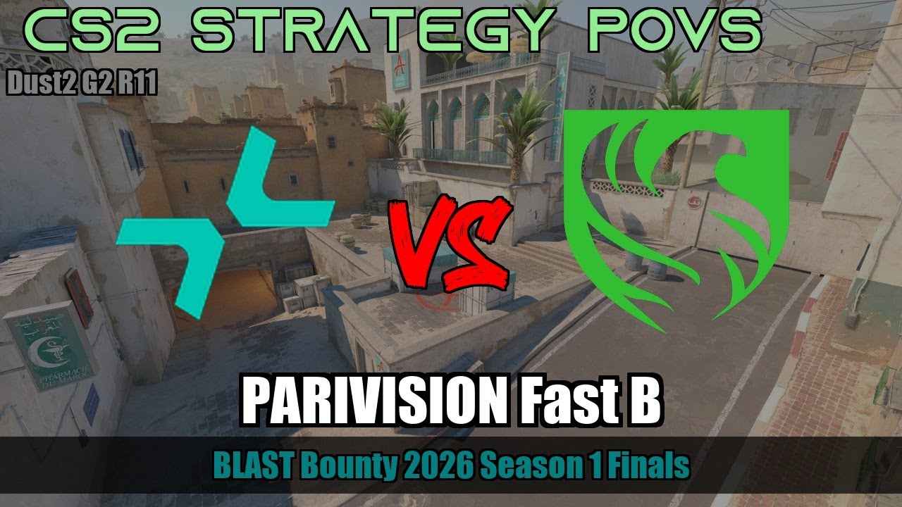 PARIVISION Fast B vs Falcons - Dust2 - BLAST Bounty 2026 Season 1 Finals