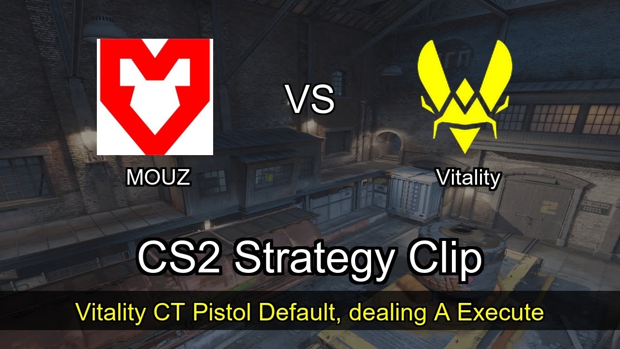 Vitality CT Pistol Default, dealing A Execute vs MOUZ - Train - IEM Chengdu 2025