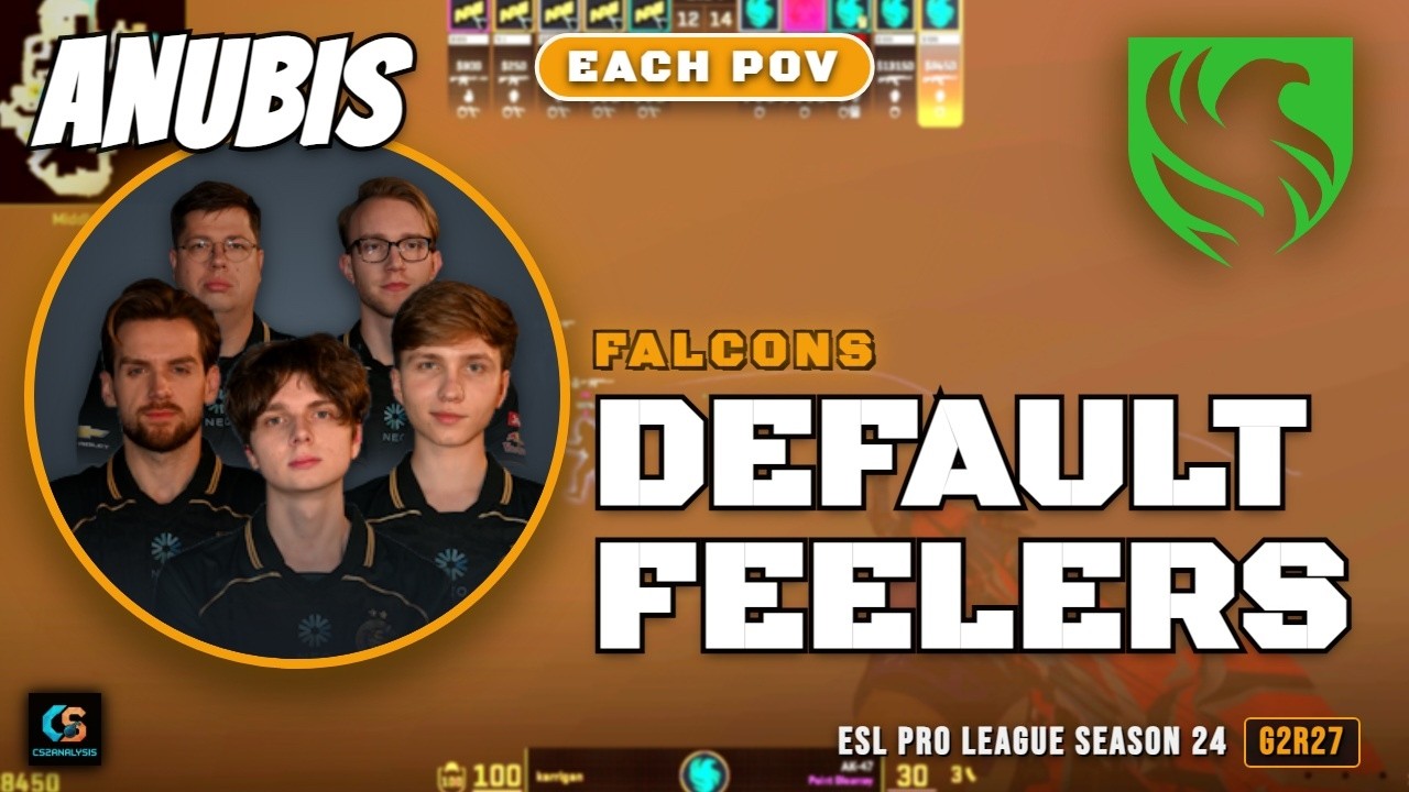 Falcons Default Feelers vs Natus Vincere - Anubis - ESL Pro League Season 24