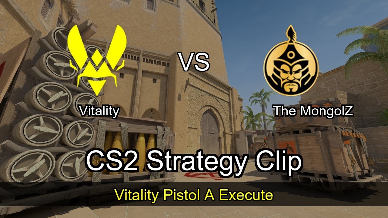 Vitality Pistol A Execute vs The MongolZ - Mirage - StarLadder Budapest Major 2025