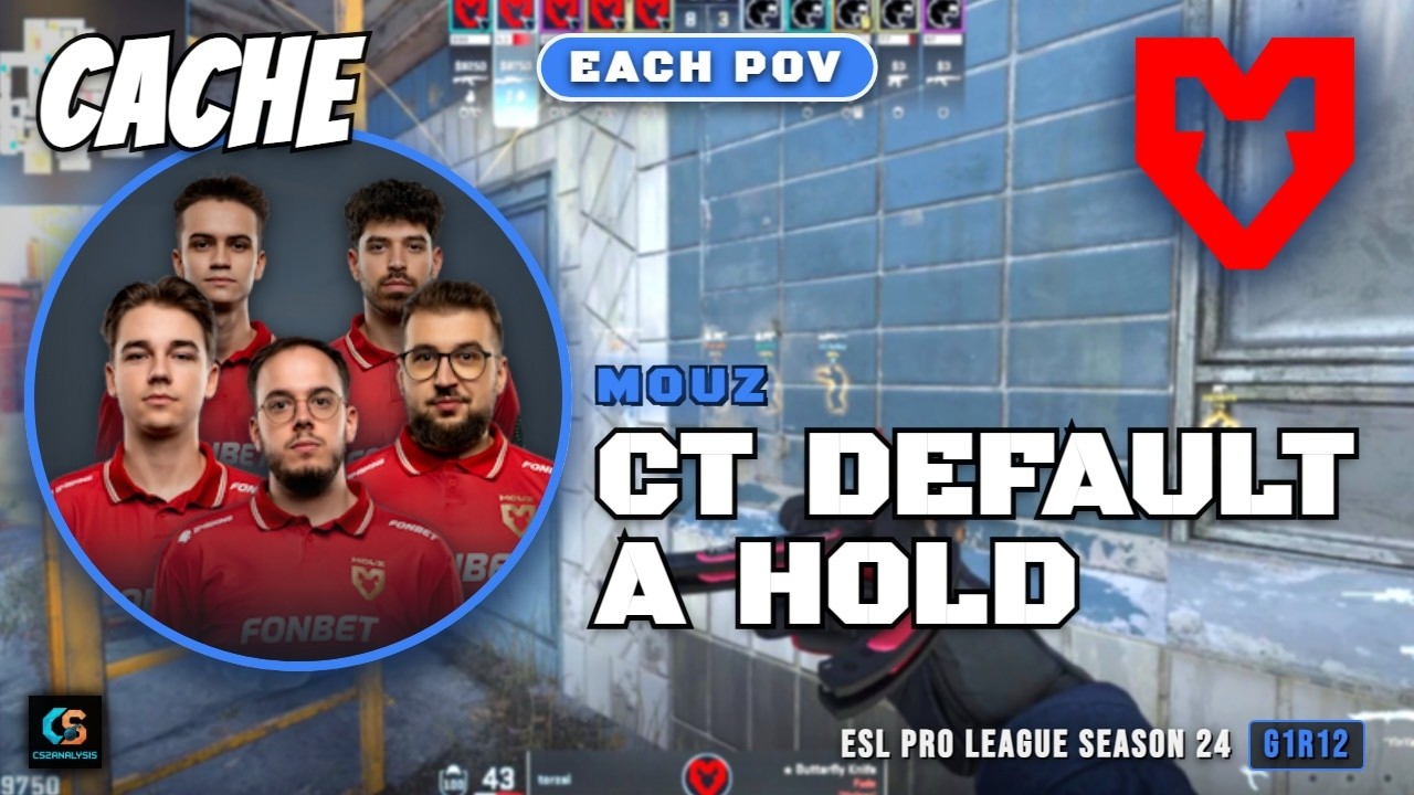 MOUZ CT Default A Hold vs FURIA - Cache - ESL Pro League Season 24