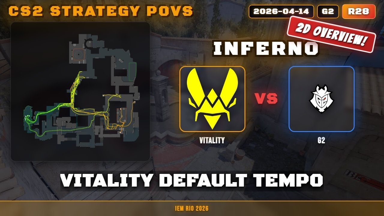 Vitality Default Tempo vs G2 - Inferno - IEM Rio 2026