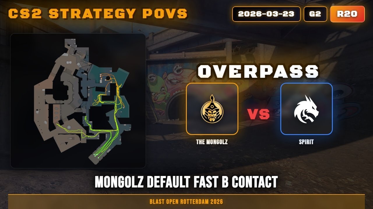 MongolZ Default Fast B Contact vs The MongolZ - Overpass - BLAST Open Rotterdam 2026
